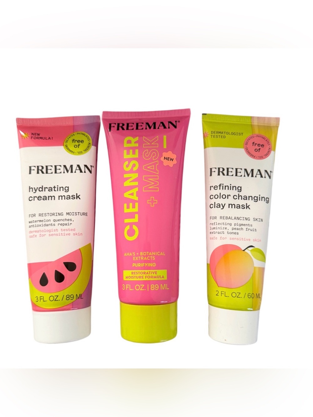 Freeman 3pc Face Mask Giftset